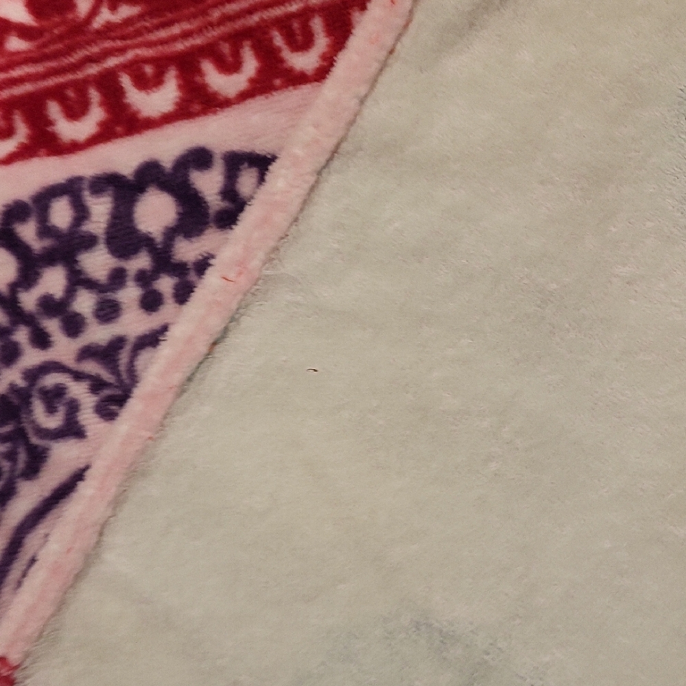 Free People Pink and Purple Patterned BEACH towel, Extra Large - Picture 3 of 4